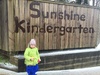 Just when we thought it was spring! Mummy had fun running in hail while the kids enjoyed collecting it all before day had begun.