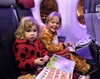 We made it to our flight! The girls very excited. Will see how they cope with the 3.45am wake up call. And us!