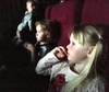 A wet weather day so we ventured to the movies! Pets. Lots of fun and Iris sat through the whole thing on Dads knee.