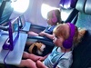 How would we ever survive a flight without iPads? Olive was in heaven. Iris took a bit of entertaining towards the end but was pretty good as well.