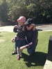 The grandies took the girls to the zoo on a cracker wellie day while I worked... We joined up for f&c's on the beach.