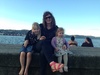 The grandies took the girls to the zoo on a cracker wellie day while I worked... We joined up for f&c's on the beach.