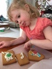 The girls went candy crazy over the gingerbread house, next year I think we could attempt our own one me thinks!