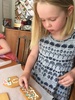The girls went candy crazy over the gingerbread house, next year I think we could attempt our own one me thinks!