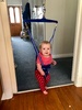 Jolly jumpering Juniper! More of a slight bounce than a jump.