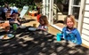 First sunny summer day in a while. Nice catchup with school mates. Olive and Iris did really well playing with jonty and amusing themselves while we chatted. Mia and Sebastian reminded us what little babies are like again!