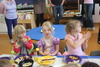 Party Day! at Sunshine Kindy. Olive felt very special in the rapunzel dress and enjoyed pass the parcel, lunch, playground fun and finished with Ice cream sundaes