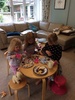 Milla came over for a cousin play date. Cookie cutting, tea party and playing shop. Busy morning but lovely to see three playing together.