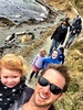 We braved the wind and found a sheltered spot on Makara Beach to cook sausages and toast marsh mellows! Had a great time.
