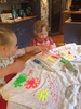 The one time they are allowed to paint on clothes.