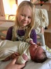 Olive and Iris get to meet Juniper! Both extremely excited to see their long awaited little sister for the first time.