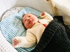 Junipers first night at home! Once she settled shortly after midnight, she slept through to 6.30 (with a 4am feed).