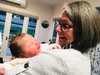 Granny and Poppa come to meet and cuddle 7.