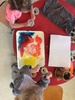 Milk marbling with Scarlett and chocolate cake cup magic