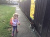 Friendly cat on our way to Kpc this morning