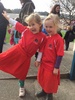 Olive was super excited by her first netball session at lunchtime, so much so that she wore her uniform all afternoon.