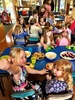 Daddy gets to take the girls to Hazel's 5th birthday party.
