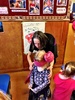Daddy gets to take the girls to Hazel's 5th birthday party.