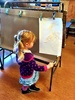 Daddy gets to take Iris to kindy. She had a great time getting into everything.