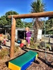 Daddy gets to take Iris to kindy. She had a great time getting into everything.