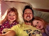 Morning one with mummy away! Happy girls = happy Daddy.