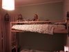 Bunk building in one day. $400 of timber, sketchup plan, father son duo and wala! Top bunk is built. The girls are super excited, mummy is sad iris is moving out of her room but onwards and upwards! Now to whitewash the bunk.... in oh 2 years most likely!