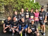 Daddy competed in the 12k Tough Guy Challenge with workmates and came second! Must have the been the family support.
