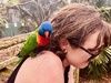 Parrot Place in Kerikeri was well worth the visit. Iris got right in there feeding and holding all the birds she could. Olive was much more reserved - fed a few tentative peanuts and nearly got up the courage to hold one.