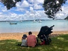 Ferry ride and a lovely stroll in Russell. Very pretty town and the beer at the Duke of Marlborough was well deserved.