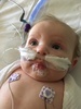 A few smiles from bubble beard this morning after her third night in hospital. She is out of the ICU and in the childrenâ€™s ward which is good a sign of her recovery.