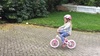 She went from training wheels on her 16â€ 4th birthday bike, to borrowing Anthonyâ€™s old balance bike to get her used to balancing to buying a $49 12