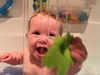 We enjoyed a swim (all 3 at the pool is enjoyable now!) Juni especially loves splashing. Bath is also a lot of fun.