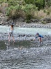 A day of rest exploring the river and forest, found a kiwi footprint!
