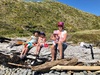 Took a trip out to our â€œlocalâ€ beach - Makara - so mummy could collect driftwood and Daddy could run home again. We really need to go for a good walk along there one day.