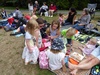We had a fun family picnic to watch a Beauty and the Beast play and celebrate Olives birthday.