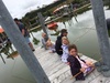 Prawn fishing (or prawning) (or pawns as the iris would say) which was a lot of fun. Alex managed to catch 2 and mummy 1 with lots of bites by all. We must return!