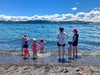 Spent a few hours at the beach on a beaut day in Taupo. Water was lovely and we all had a swim.