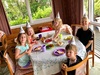 Jimmyâ€™s third birthday! Fun to be there to help him celebrate turning three. No longer the baby in the Peck extended troupe!