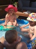 Another cracker day, home day with the girls playing so well lately (barbies). They loved the sprinkler and even Juni got in on the paddling action in the super warm pool.