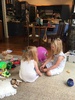 It needs to be said. These two have been nonstop playing with each other these holidays which has been amazing. We have made it! (For the time being) so much so Olive was a bit lost today when iris went back to kindy. Mummy has even managed a few to sew a few skirts!