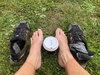 I did the Mt Holdsworth Loop run for the second time (Andy came too!). Great run, followed by food and a swim in the river. Managed 18th place with a 3:08 time - 8 minutes quicker than last year.