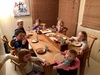 Pizza dinner at the Thompsonâ€™s Book a Bach.