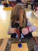 After a weekend of ikea building furniture, iris who is always up drill action, was quite independent and persevered with drilling in a screw. It worked. It worked.