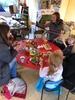Iris had nine friends to help celebrate her fourth birthday at playcentre. We had unicorn rainbow cupcake, face painter and making headbands. She stated â€˜musical chairs was my favouriteâ€™ and the food! Olive was a great help and Juni slept most of it! 4 seems to be the right age to have fun doing games.
