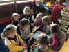 Iris had nine friends to help celebrate her fourth birthday at playcentre. We had unicorn rainbow cupcake, face painter and making headbands. She stated â€˜musical chairs was my favouriteâ€™ and the food! Olive was a great help and Juni slept most of it! 4 seems to be the right age to have fun doing games.