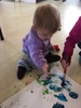 Bike day at Kpc. Juni napped while I walked. She later got into a spot of painting.