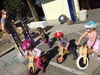 Bikers day at kpc. They loved the stop and go sign and around and around they went!
