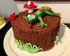 We finally hosted a belated Olives 6th birthday party. A jungle themed occasion where the 10 girls (including Iris and her fiend Olive) decorated hats then went on a clue finding adventure followed by a picnic inside the exhibition tent!