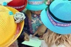 We finally hosted a belated Olives 6th birthday party. A jungle themed occasion where the 10 girls (including Iris and her fiend Olive) decorated hats then went on a clue finding adventure followed by a picnic inside the exhibition tent!