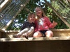 The ongoing treehouse masterpiece. Juni loved being amongst it all, especially the secret door. Not Juni proofed yet.